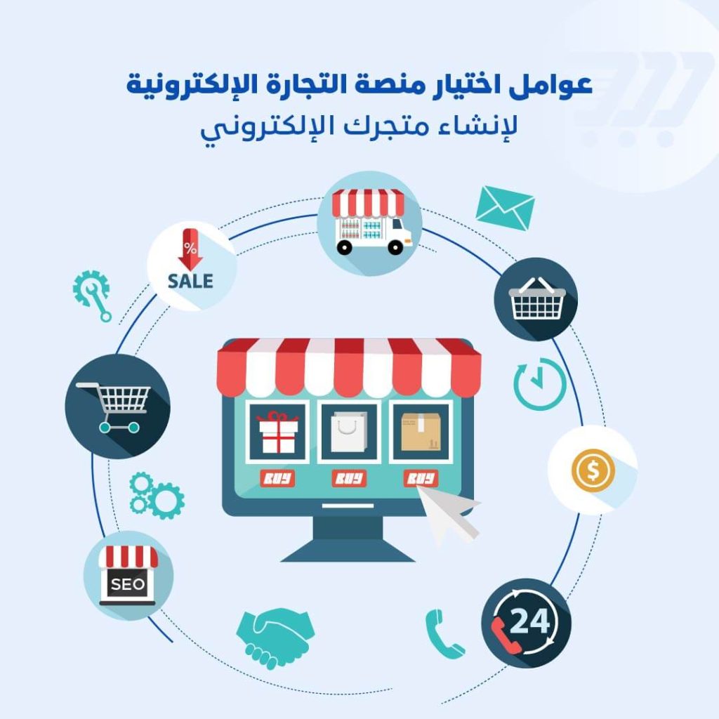 ماهي عوامل اختيار منصات التجارة الإلكترونية
